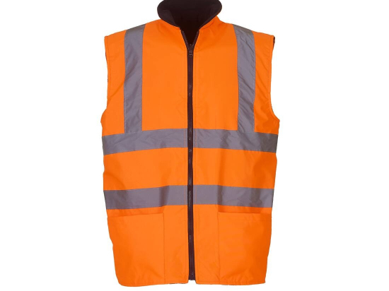 Bodywarmer réversible haute visibilité