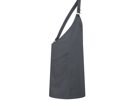 Tablier asymétrique en tissu sergé