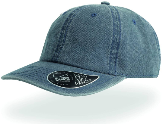Casquette 6 pans mid visor délavée