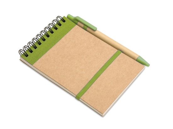 SONORA - Bloc-notes recyclé et stylo