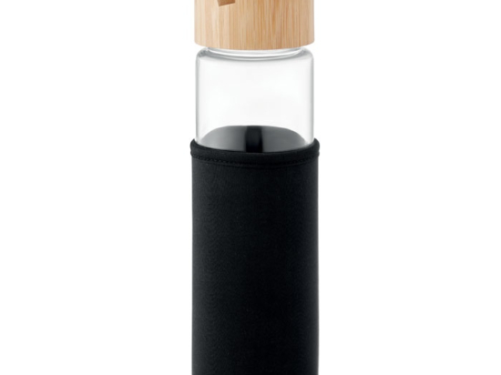 TINAROO - Bouteille verre et bambou 600ml