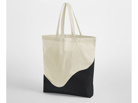 Sac shopping imprimé vague