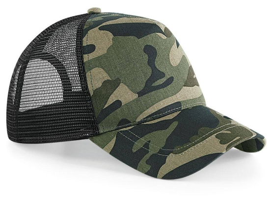 Casquette 5 pans américaine camouflage
