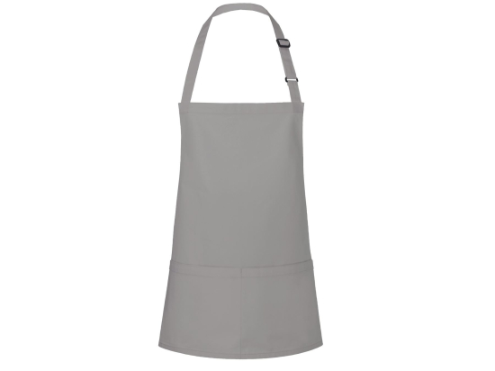Tablier à bavette court avec boucle et poche