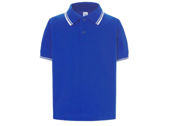 Polo enfant contrasté
