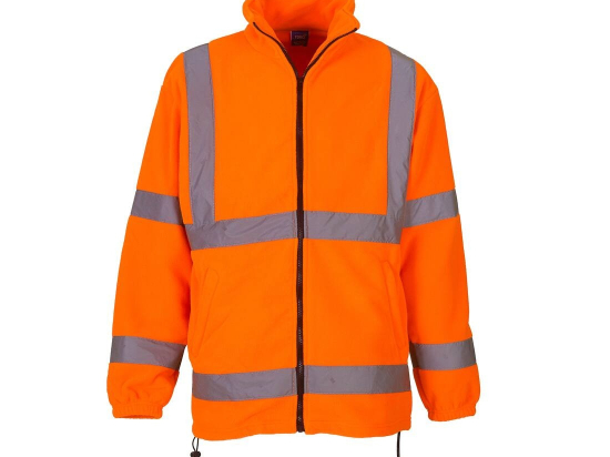 Veste polaire épaisse haute visibilité