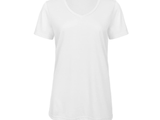 Tee-shirt col v femme tri-blend