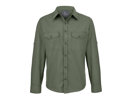 Chemise manches longues en polyester recyclé