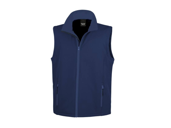 Bodywarmer softshell imprimable homme