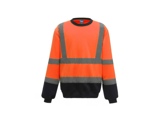 Sweat col rond haute visibilité