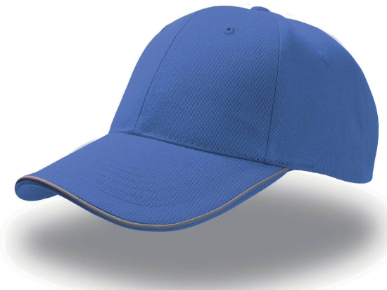 Casquette 6 pans piping réfléchissant