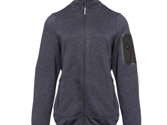 Veste polaire tricotée femme