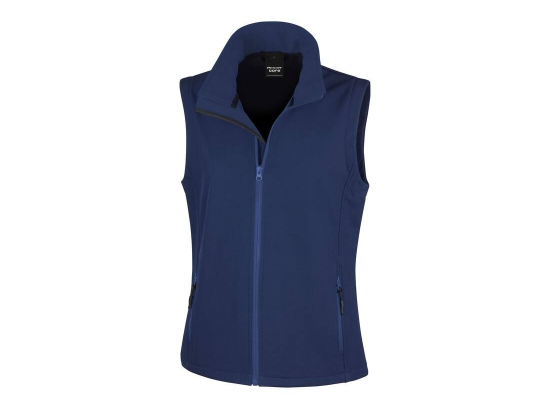 Bodywarmer softshell imprimable femme