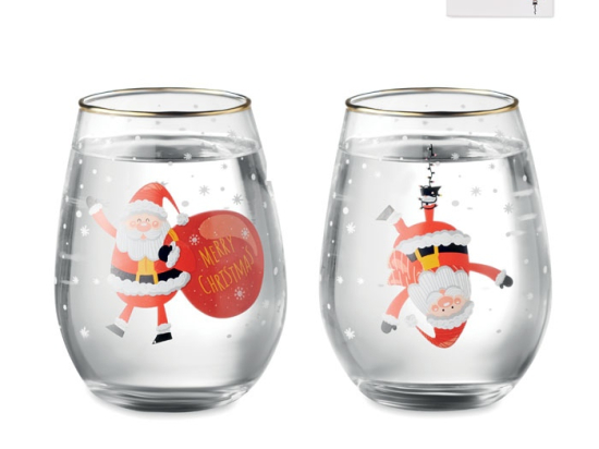 NOEL - Set de 2 verres de Noël
