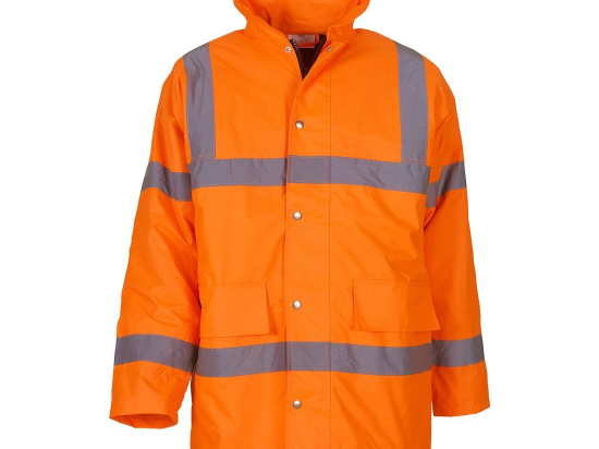 Parka matelassée haute visibilité