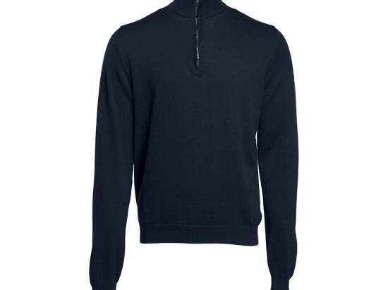 Pull col zippé