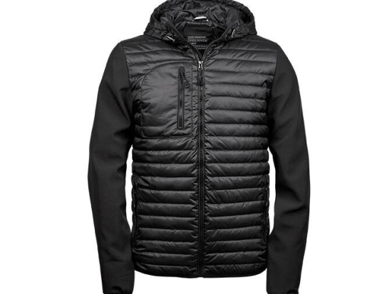 Veste bi-matière homme