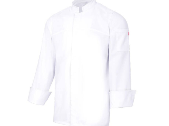 Veste de cuisine stretch fermeture boutons