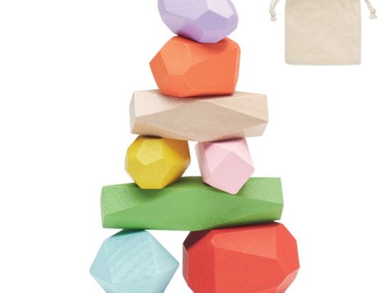 DOLMEN - 8 Pieces en bois empilables