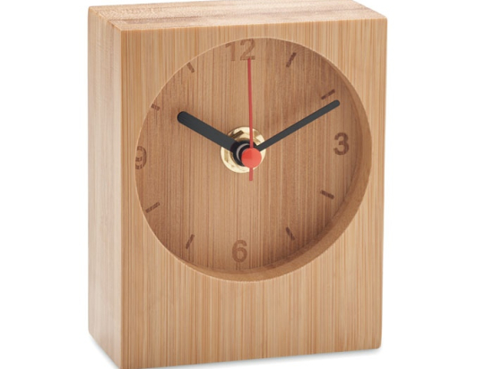 CLAMBU - Horloge de table en bambou