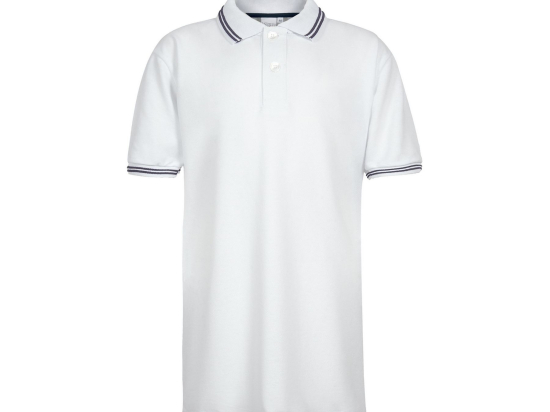 Kids’ short sleeve piqué polo shirt