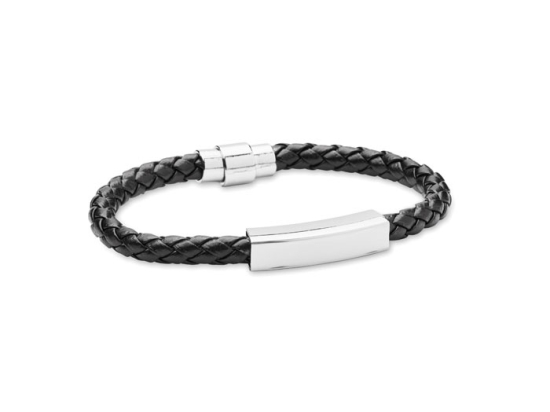 FAULETI - Bracelet tressé en simili cuir