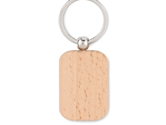 POTY WOOD - Porte-clés rectangulaire bois
