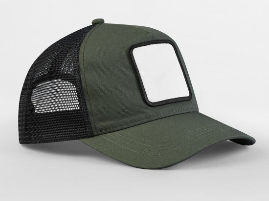 Casquette trucker avec empiècement