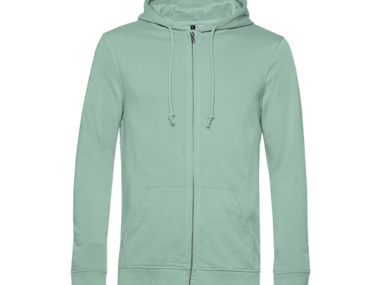 Sweat capuche zippé organique