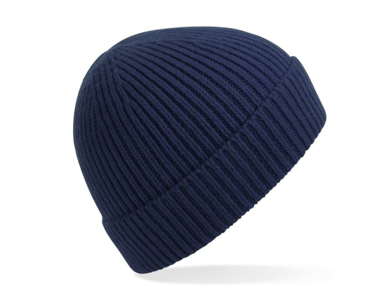 Bonnet en maille côtelée