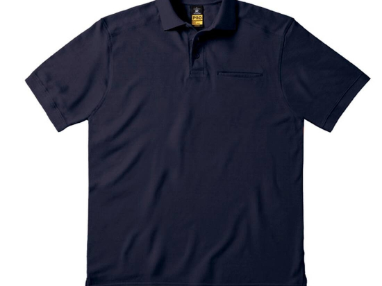 Polo de travail coton avec poche
