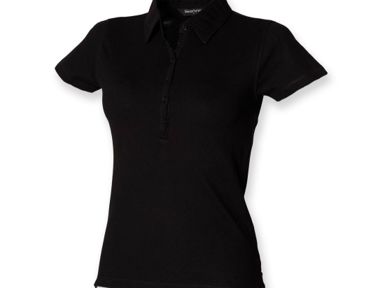 Polo femme stretch