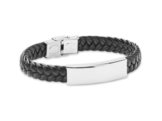 FAULET - Bracelet tressé en simili cuir