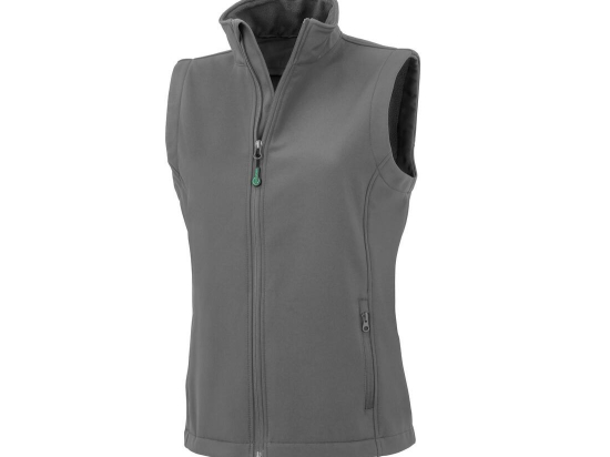 Bodywarmer softshell femme en polyester recyclé
