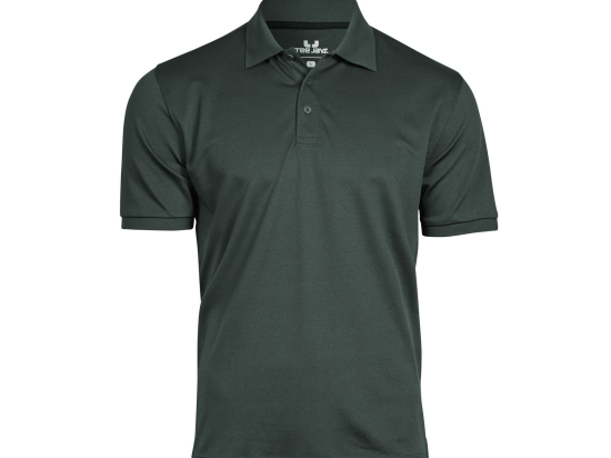 Polo en polyester recyclé et élasthanne