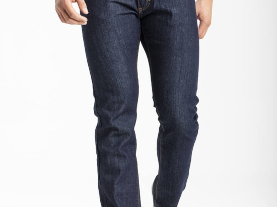 Jean homme coupe droite lavé