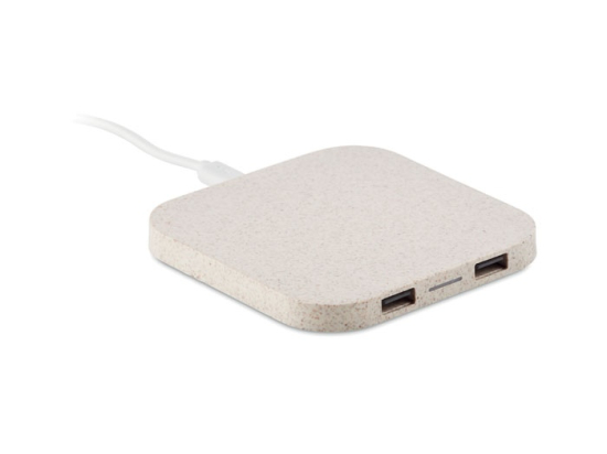 UNIPAD+ - Chargeur/hub paille de blé/ ABS