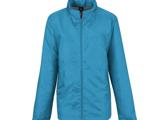 Veste coupe-vent doublée micropolaire femme