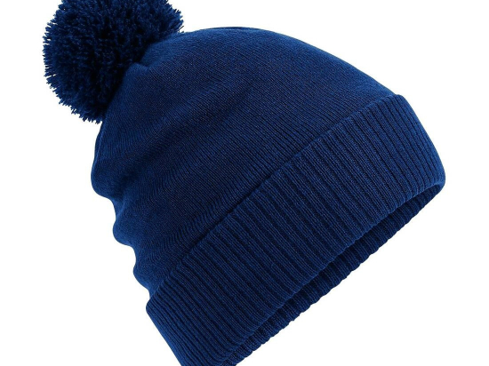 Bonnet avec pompon intérieur polaire