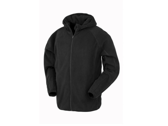 Polaire capuche en polyester recyclé