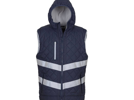 Bodywarmer matelassé haute visibilité