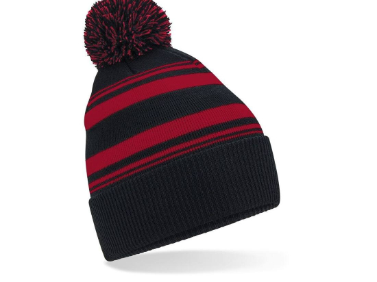 Bonnet de supporter rayé