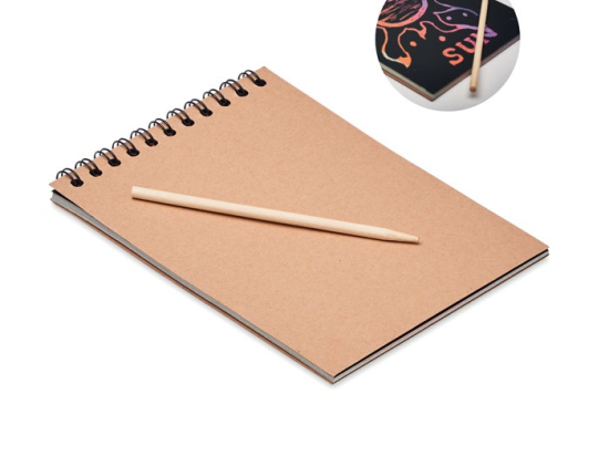 BLACK - Carnet de papier à gratter
