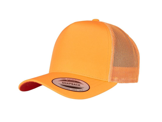 Casquette style trucker fluo