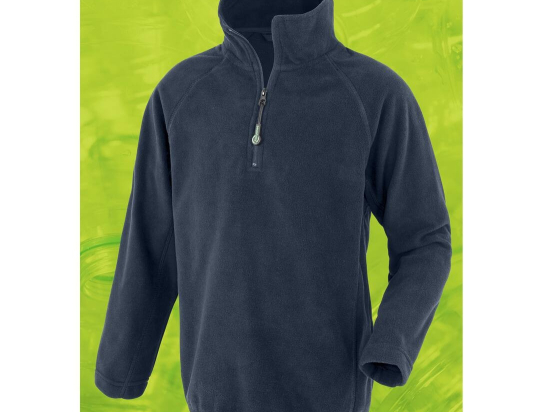 Polaire col zippé enfant en polyester recyclé