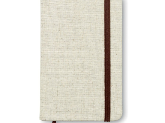 Carnet A6 avec 96 pages toile