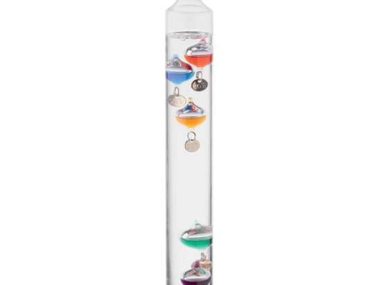 Thermomètre Galileo verre 28cm
