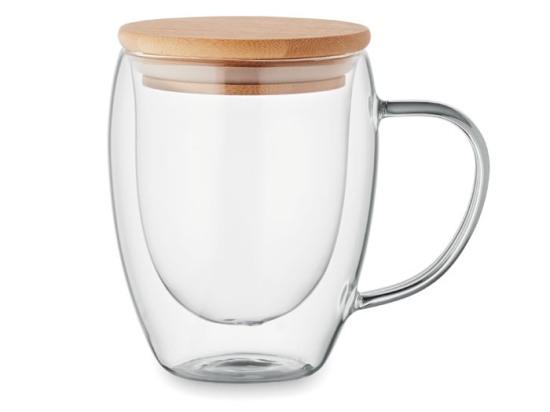 TIRAL - Mug en verre double paroi 250ml