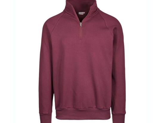 Sweat col zippé