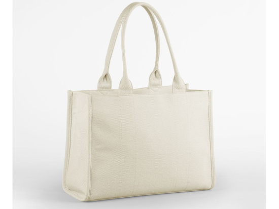 Large tote bag bi-color